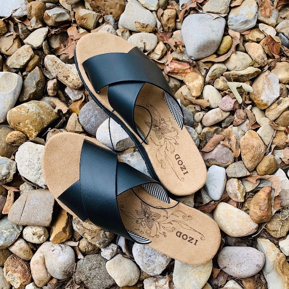 Izod Alyssa slip on sandals - Picture 2 of 6